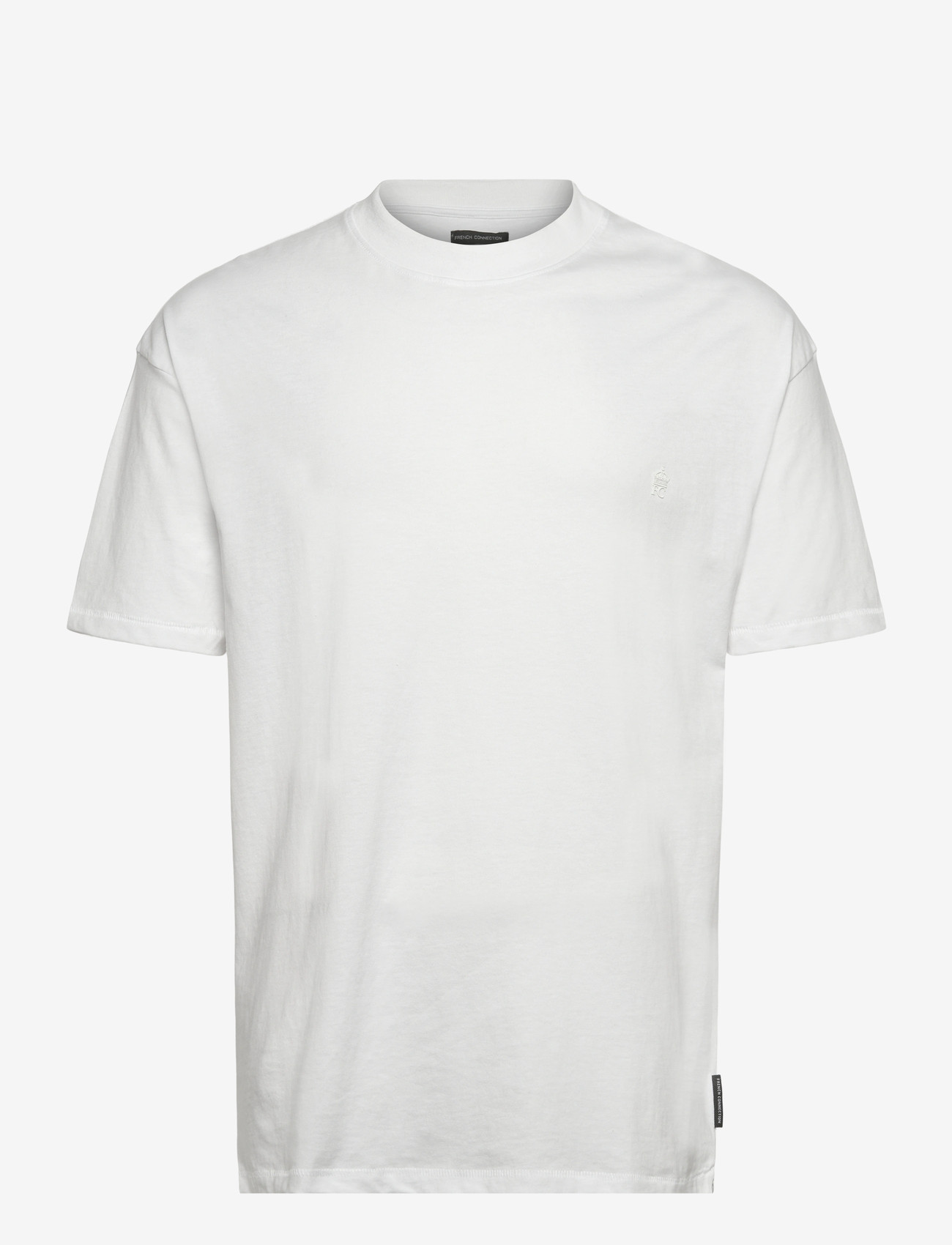 French Connection - CREW OVERSIZE SUPER HV (002) - laveste priser - white - 0