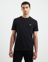 French Connection - EMBROIDERED BIKE TSHIRT - basic t-shirts - black onyx - 2