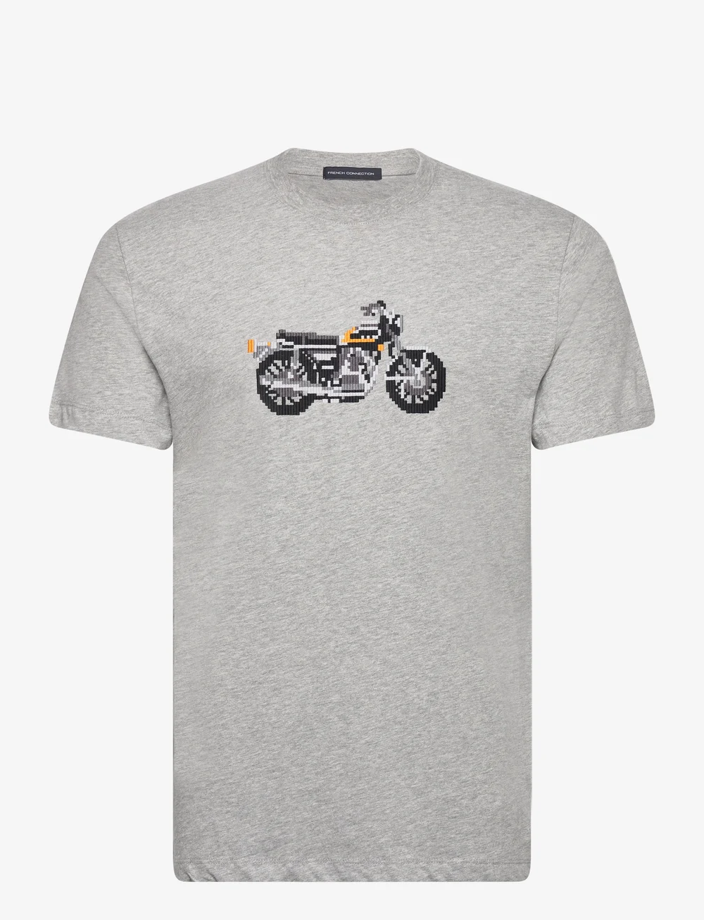 French Connection Motorbike Pixel T Shirt T Shirts Boozt