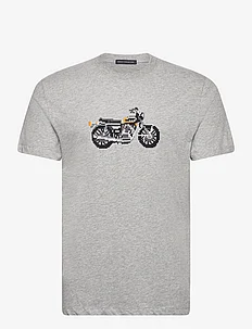 MOTORBIKE PIXEL T SHIRT, French Connection