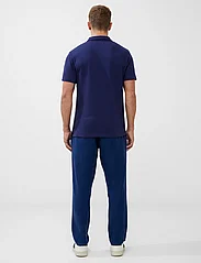 French Connection - SS OTTOMAN TROPHY NECK POLO - short-sleeved polos - navy - 3