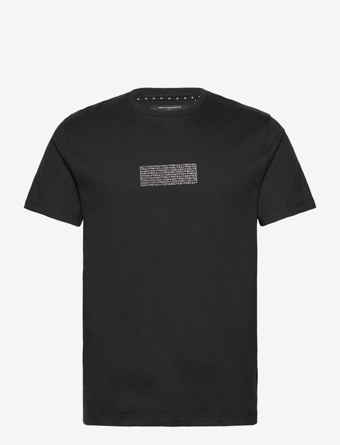 French Connection - REPEAT LOGO GRAPHIC TEE - black - 0