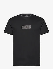 French Connection - REPEAT LOGO GRAPHIC TEE - najniższe ceny - black - 0