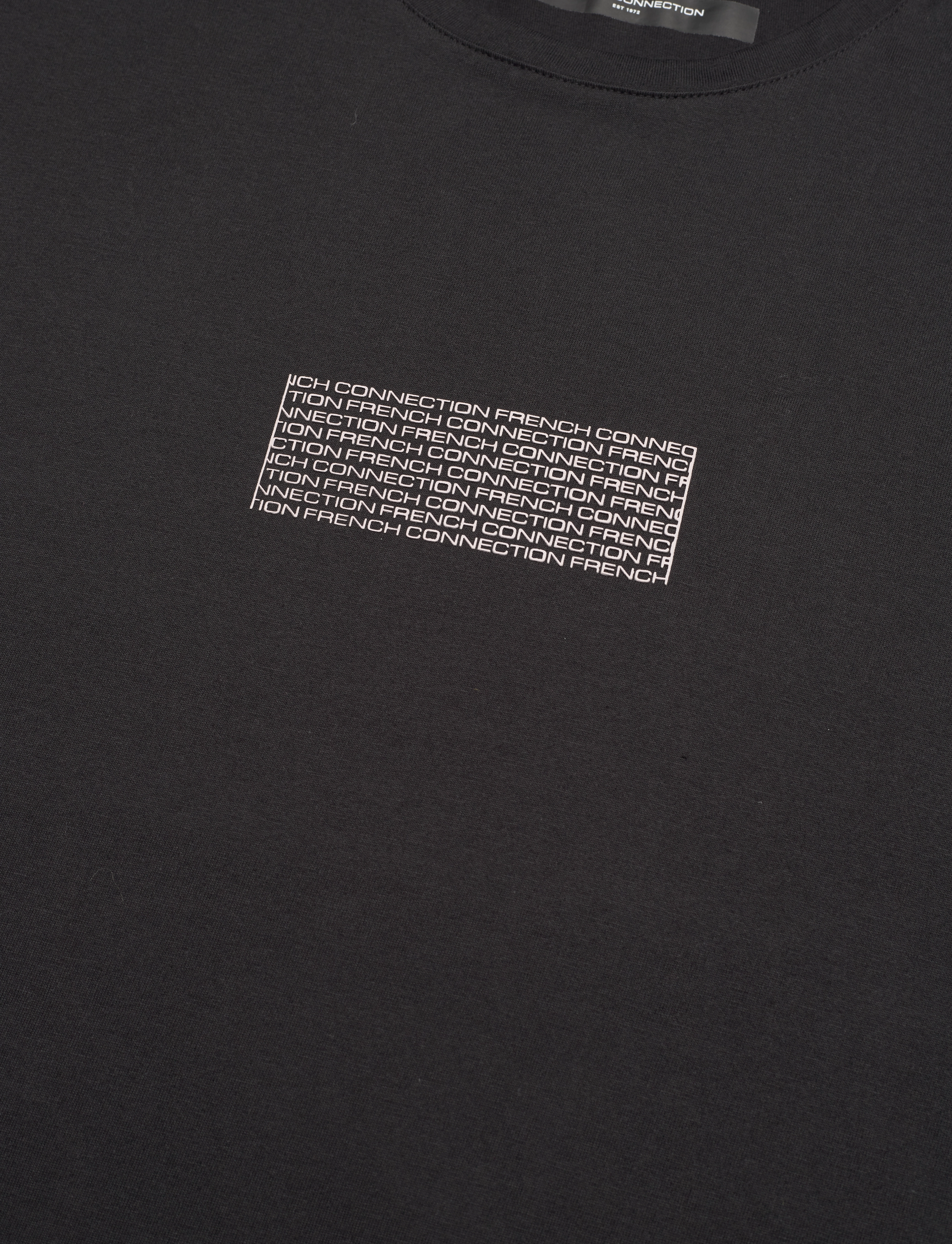 French Connection - REPEAT LOGO GRAPHIC TEE - black - 4