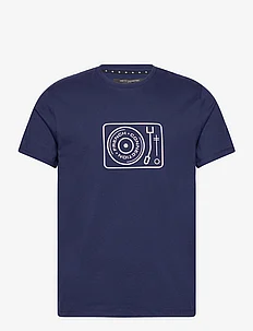 TURNTABLE GRAPHIC TEE, French Connection