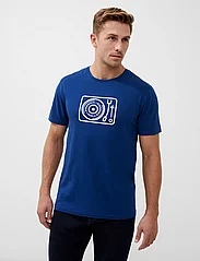 French Connection - TURNTABLE GRAPHIC TEE - t-shirts - navy - 2