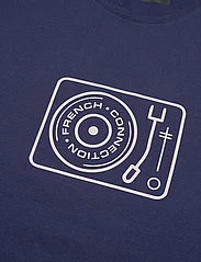 French Connection - TURNTABLE GRAPHIC TEE - t-shirts - navy - 3