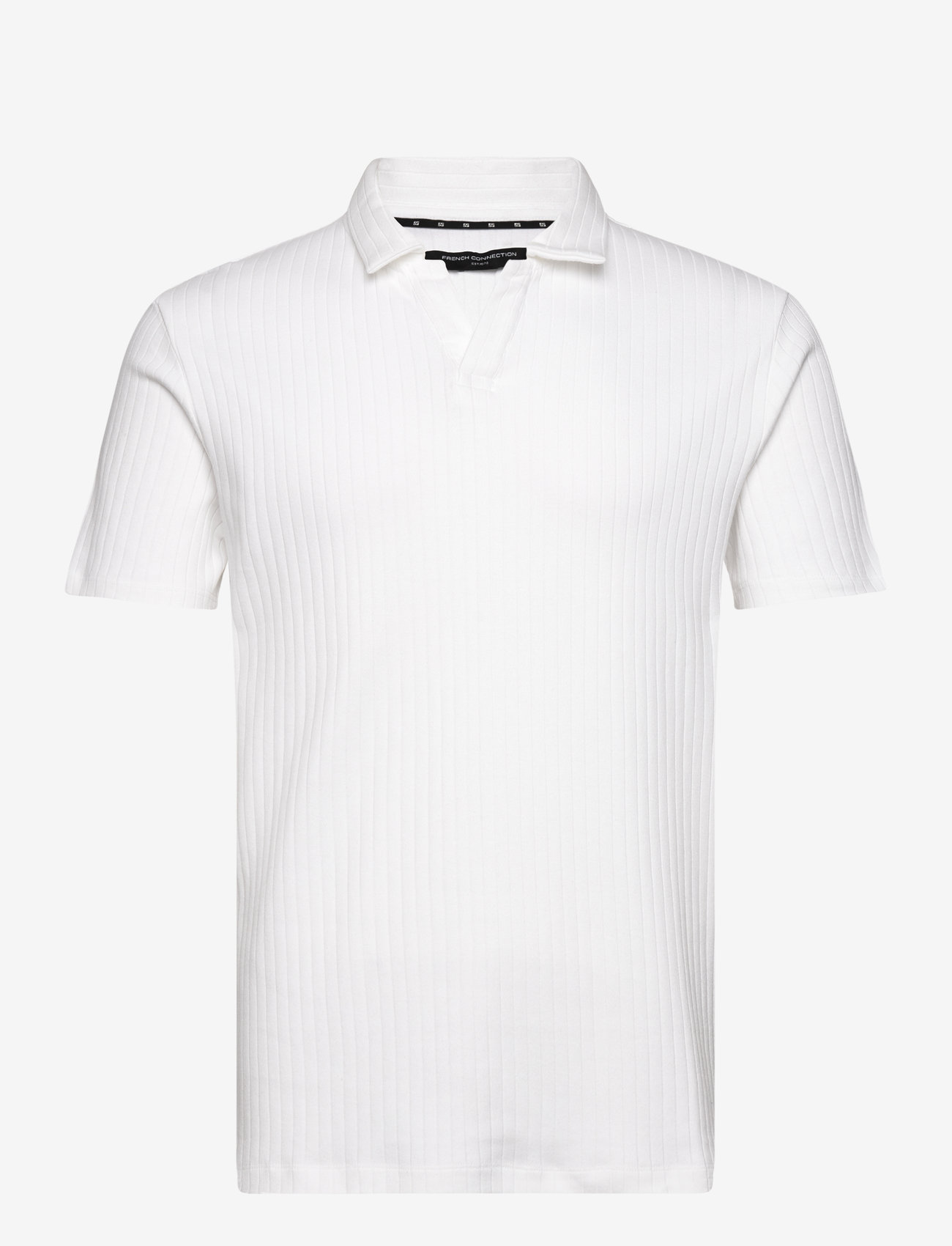 French Connection - NEEDLE DROP TROPHY NECK POLO - white - 0