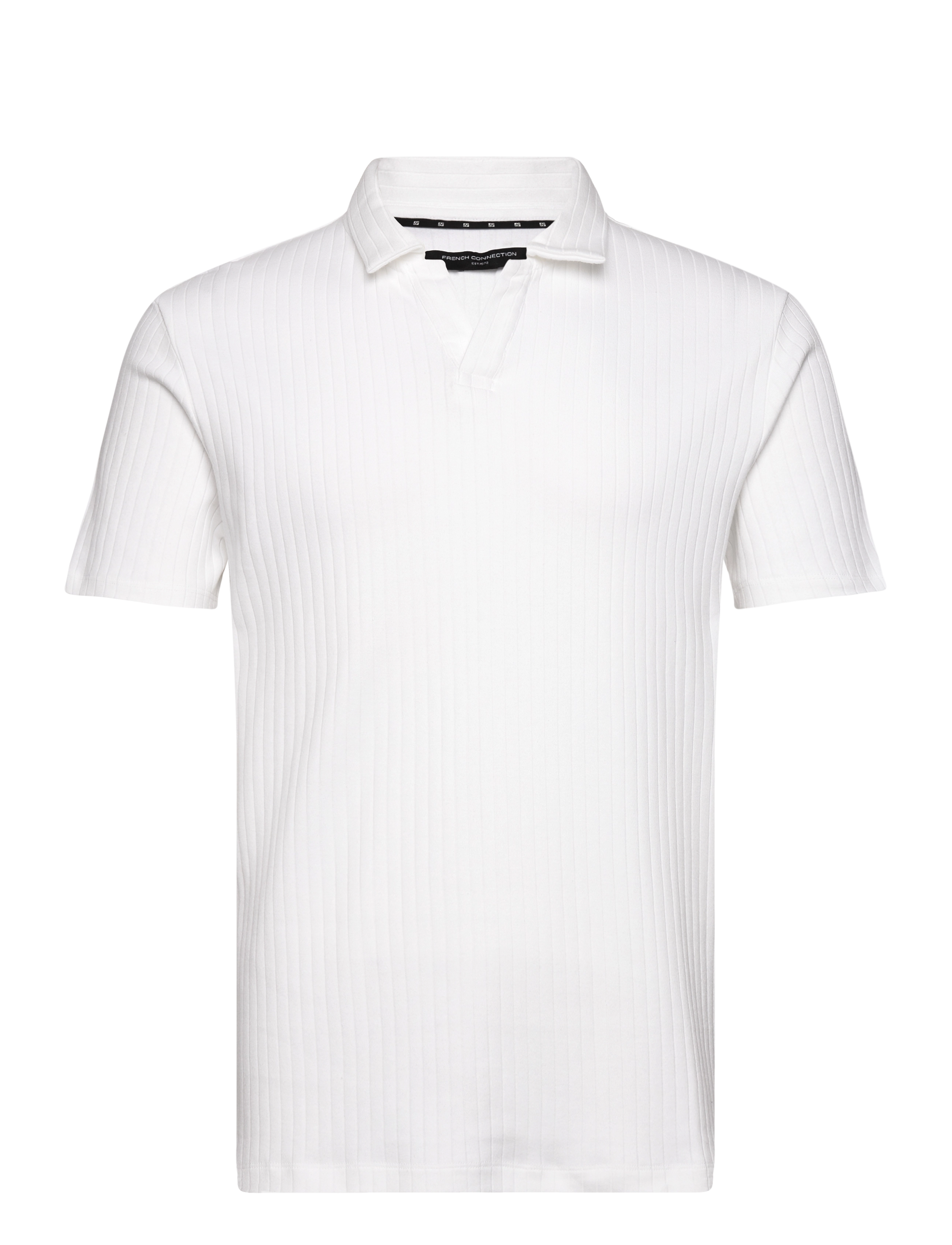 NEEDLE DROP TROPHY NECK POLO - WHITE