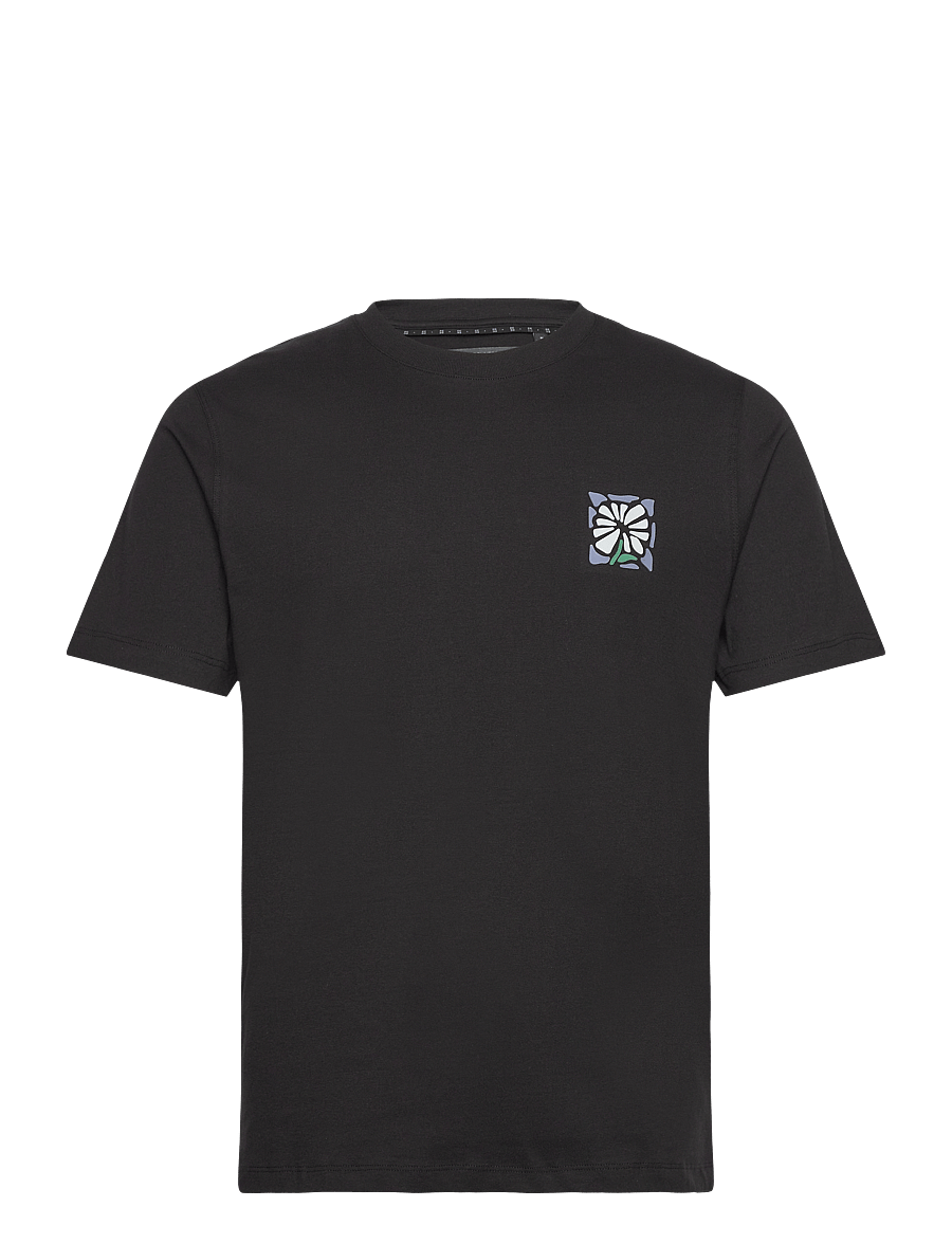 French Connection - ABSTARCT FLOWER - lyhythihaiset - black - 1