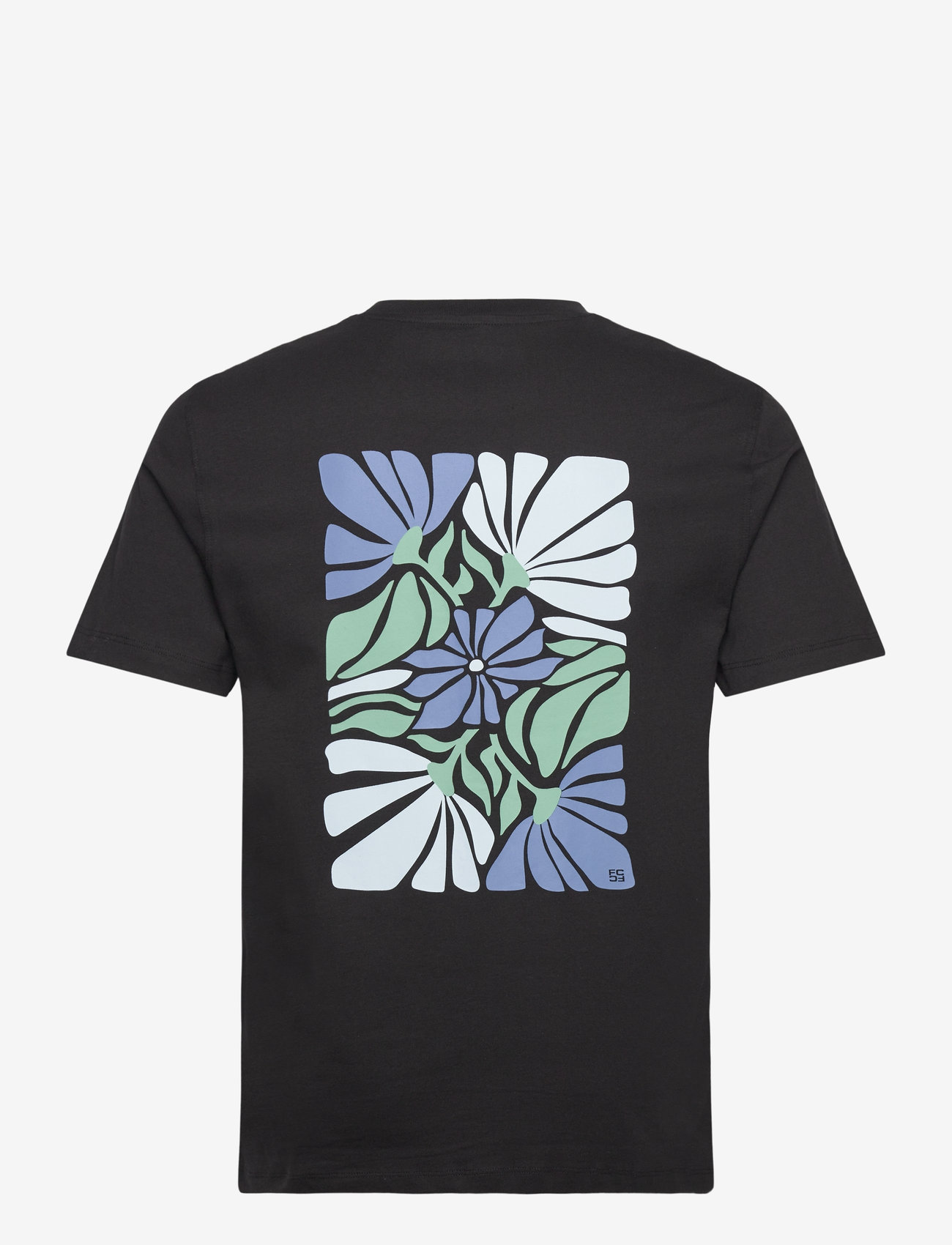 French Connection - ABSTARCT FLOWER - kortärmade t-shirts - black - 2