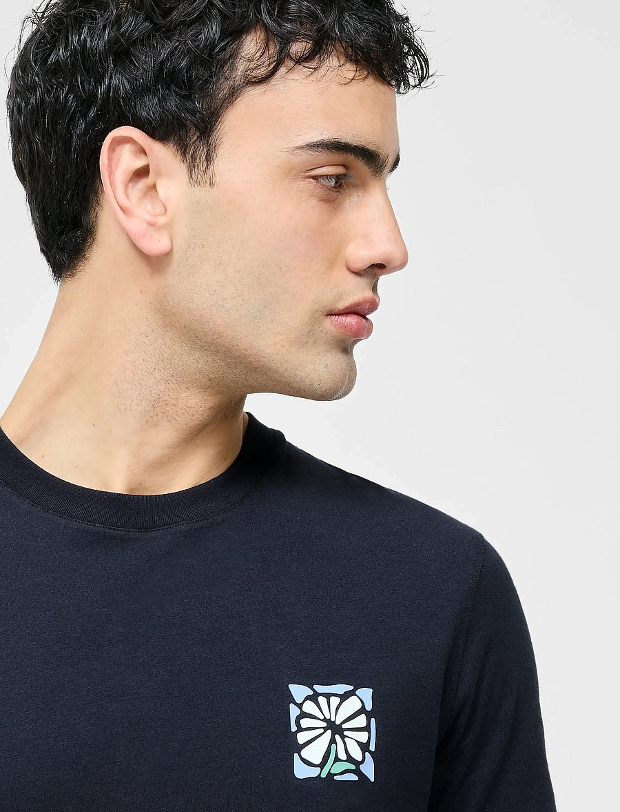 French Connection - ABSTARCT FLOWER - lyhythihaiset - black - 3