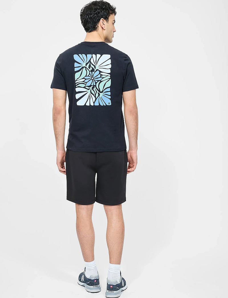 French Connection - ABSTARCT FLOWER - kurzärmelig - black - 4