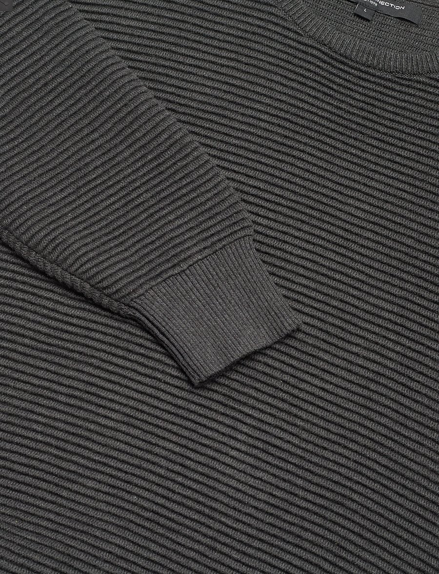French Connection - OTTOMAN - rundhalsad - charcoal melange - 2
