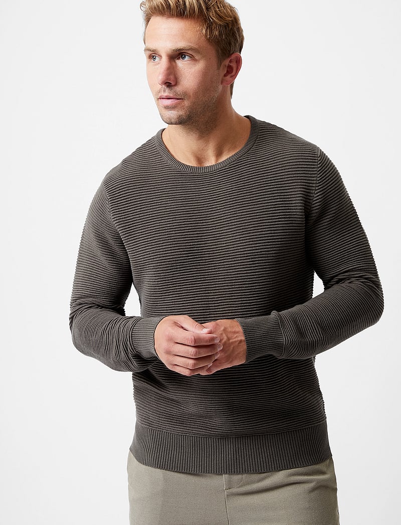 French Connection - OTTOMAN - rundhalsad - khaki - 0