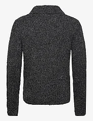 French Connection - TWISTED BOUCLE ROLL - knitted round necks - charcoal - 1
