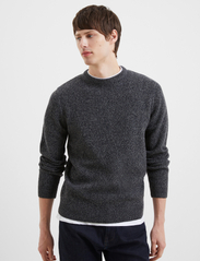 French Connection - MOSS CREW - knitted round necks - dark navy/charcoal - 2