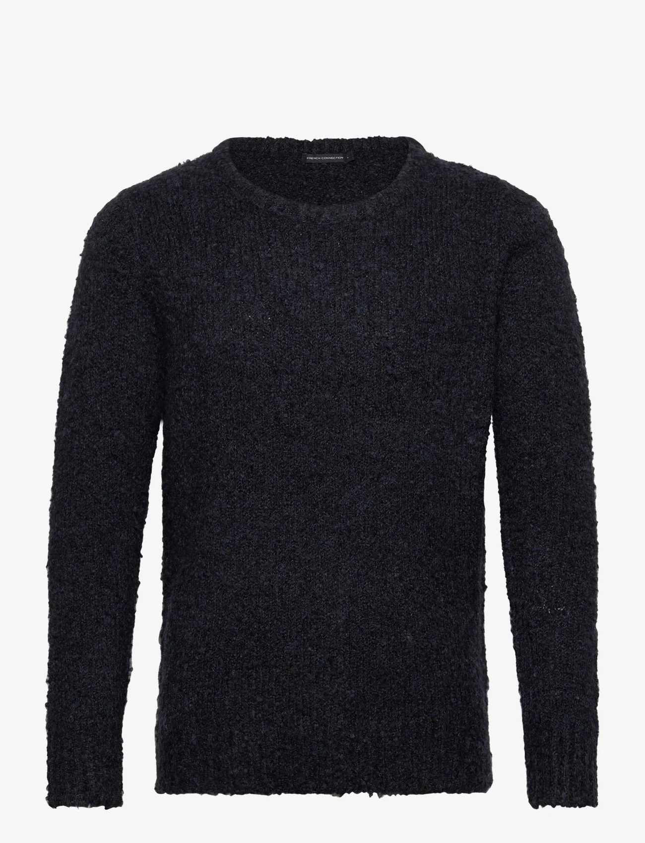 French Connection - TWISTED BOUCLE - knitted round necks - dark navy - 0