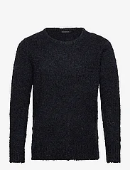 French Connection - TWISTED BOUCLE - knitted round necks - dark navy - 0