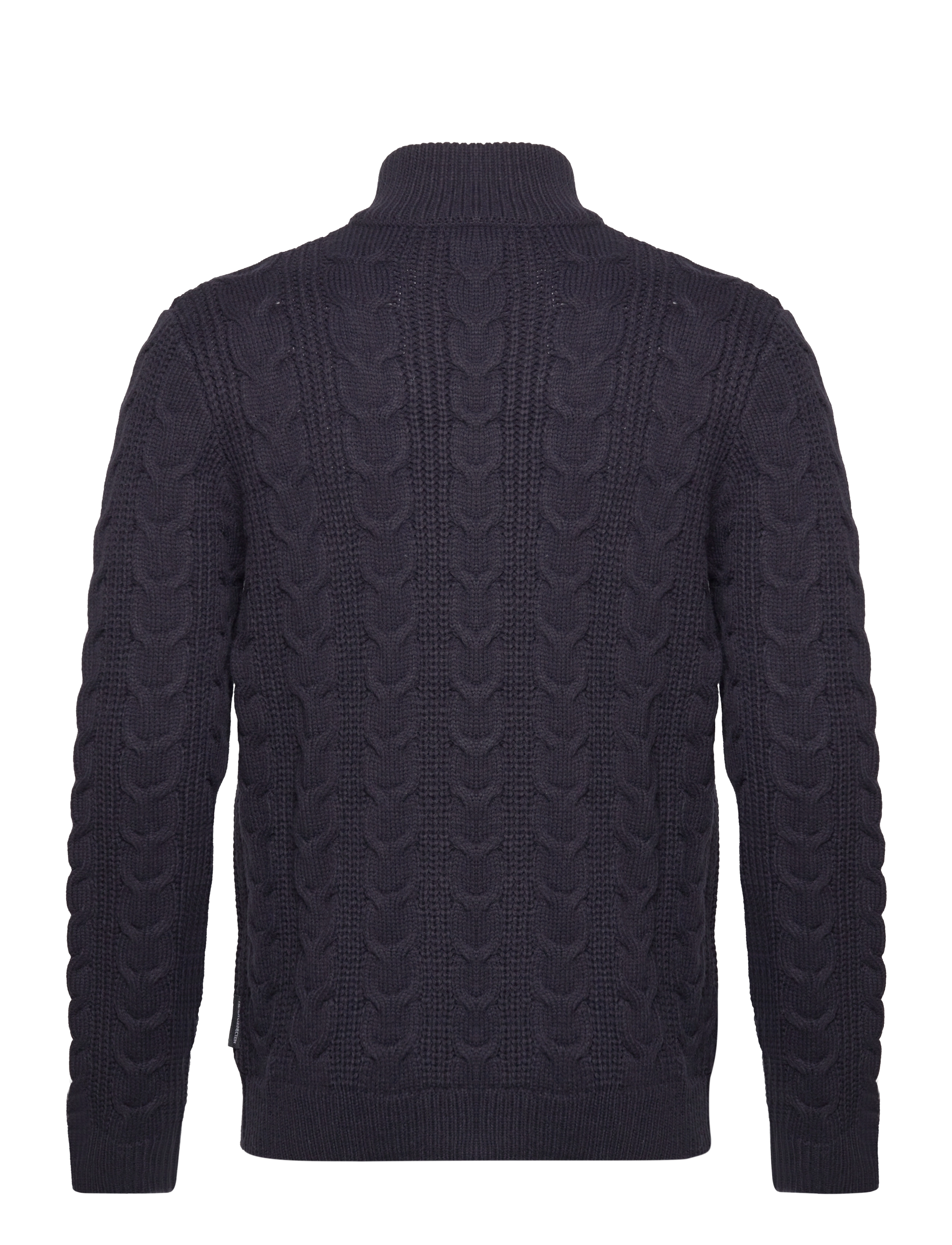 French Connection - 1/2 ZIP CABLE 2 mr - dark navy - 1