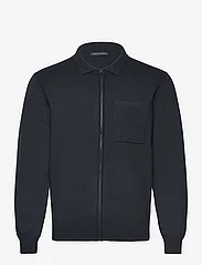 French Connection - MILANO KNITTED ZIP THROUGH - birthday gifts - dark navy - 0