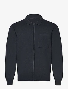 MILANO KNITTED ZIP THROUGH, French Connection