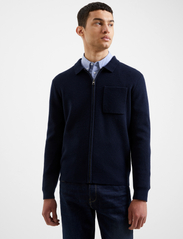 French Connection - MILANO KNITTED ZIP THROUGH - birthday gifts - dark navy - 2