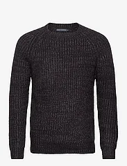 French Connection - SPACE TWIST - knitted round necks - black/charcoal - 0