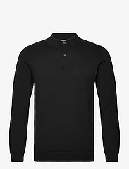 French Connection - RESORT LS POLO - langærmede poloer - black - 0