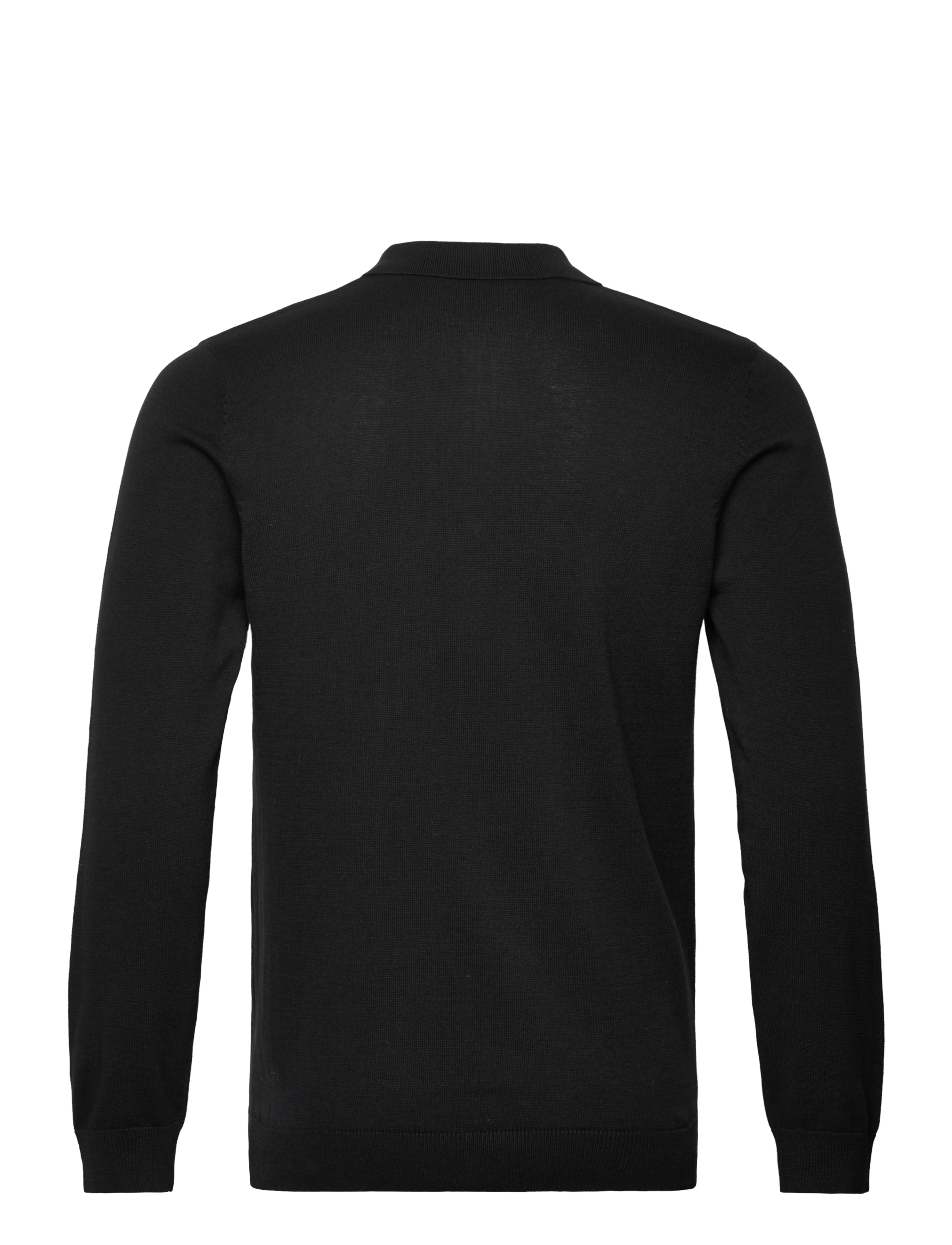French Connection - RESORT LS POLO - black - 1