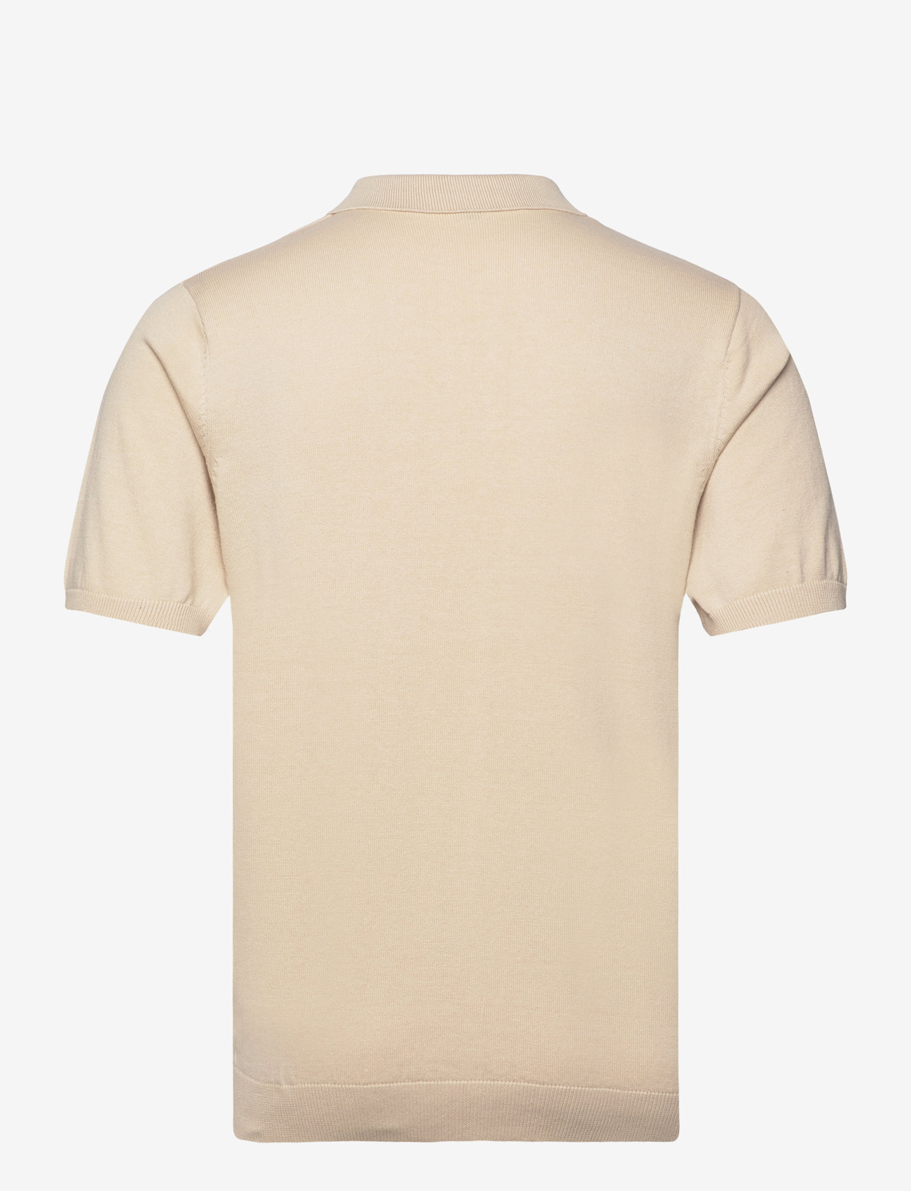 French Connection - ZIP NECK SS POLO - stone - 1