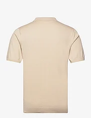 French Connection - ZIP NECK SS POLO - vyrams - stone - 1