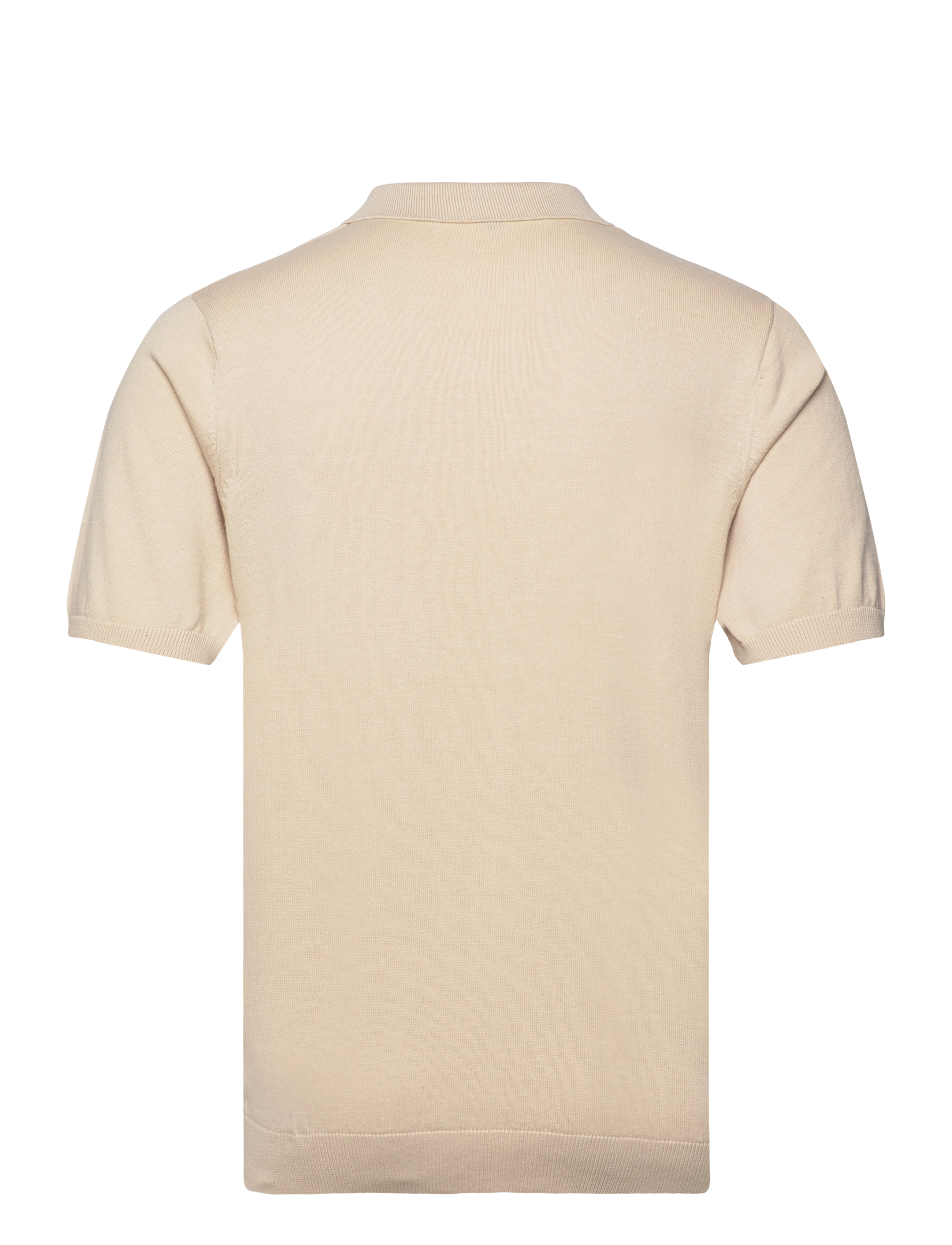 French Connection - ZIP NECK SS POLO - stone - 1