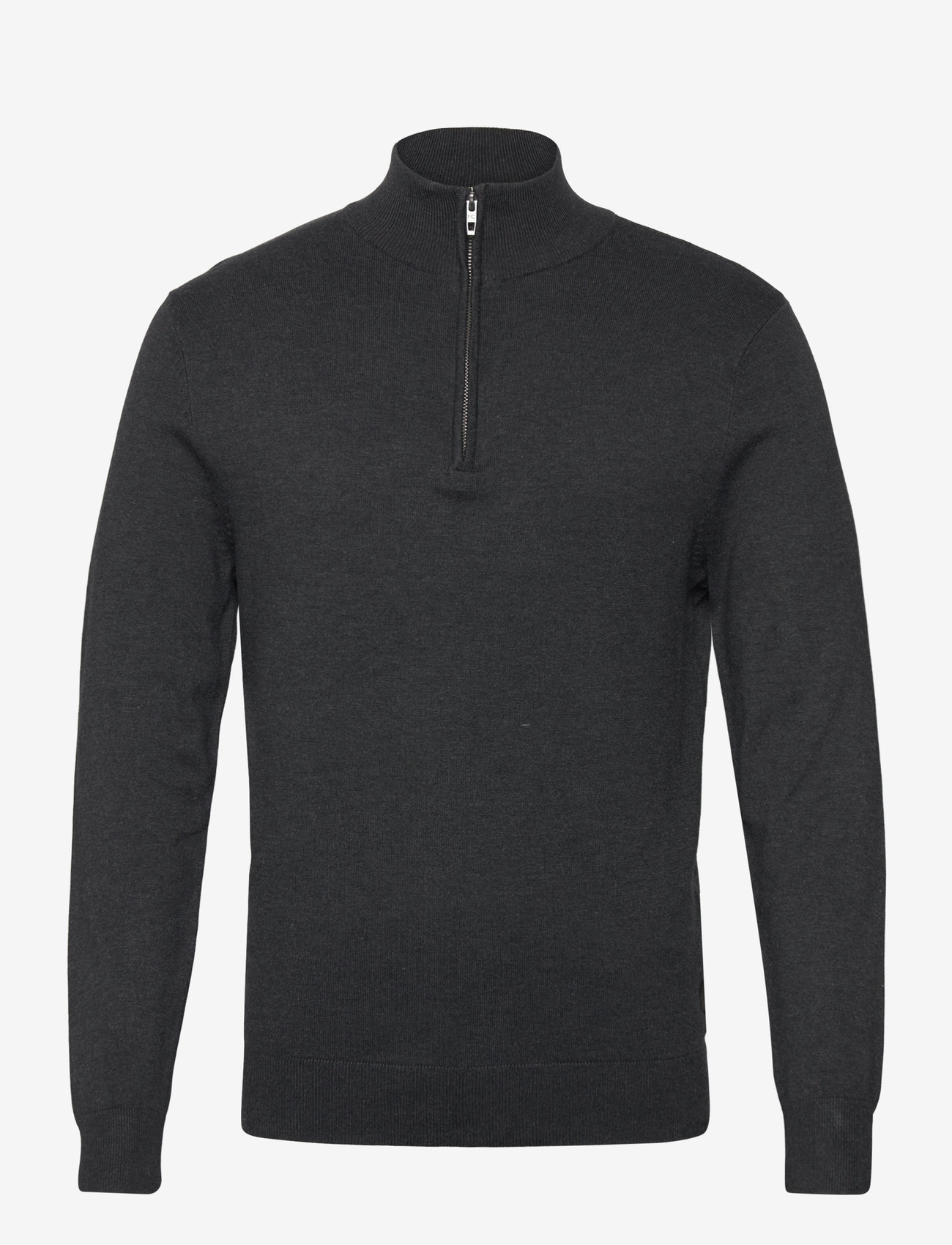 French Connection - 1/2 ZIP FORMAL 2 - charcoal mel - 0