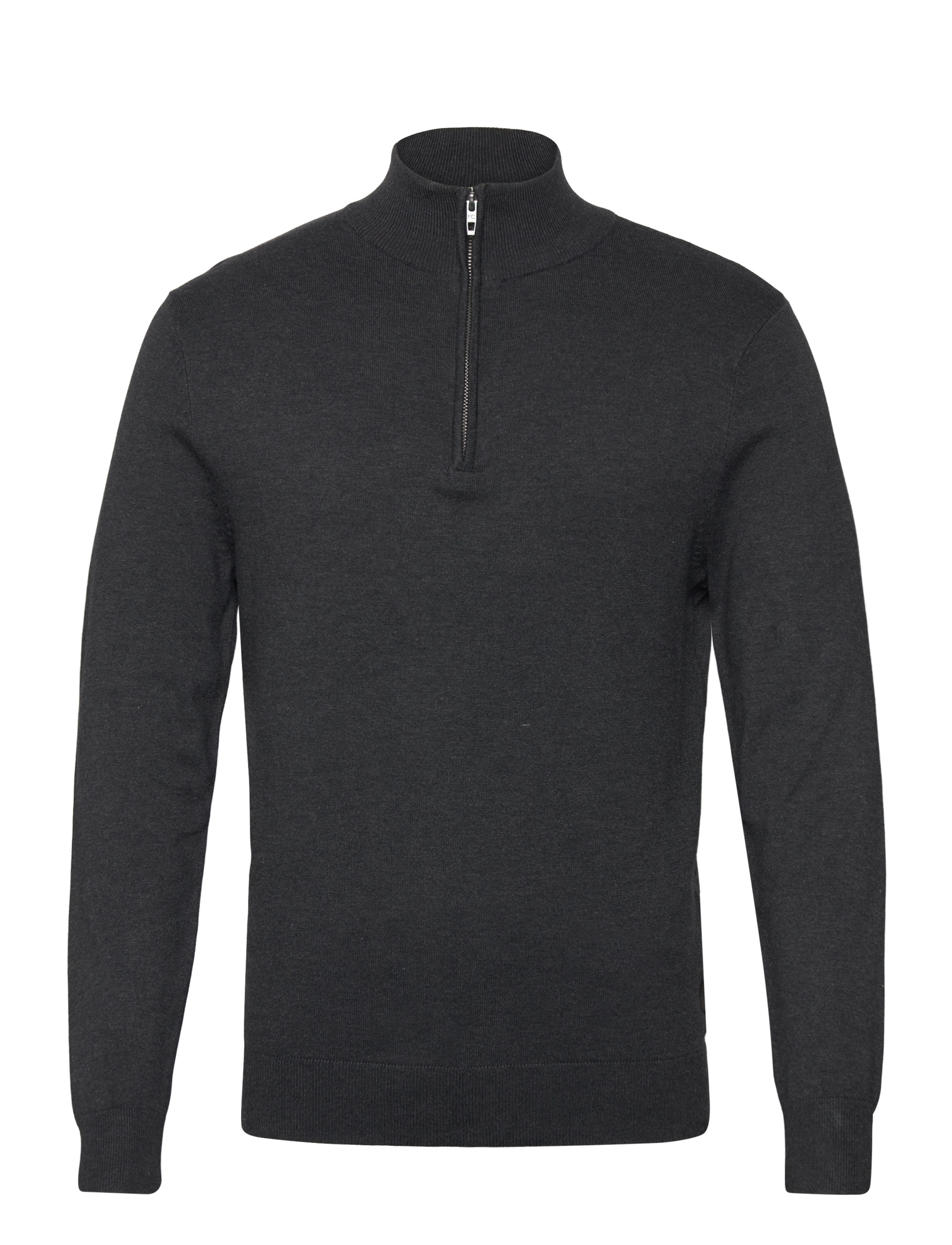1/2 ZIP FORMAL 2 - CHARCOAL MEL
