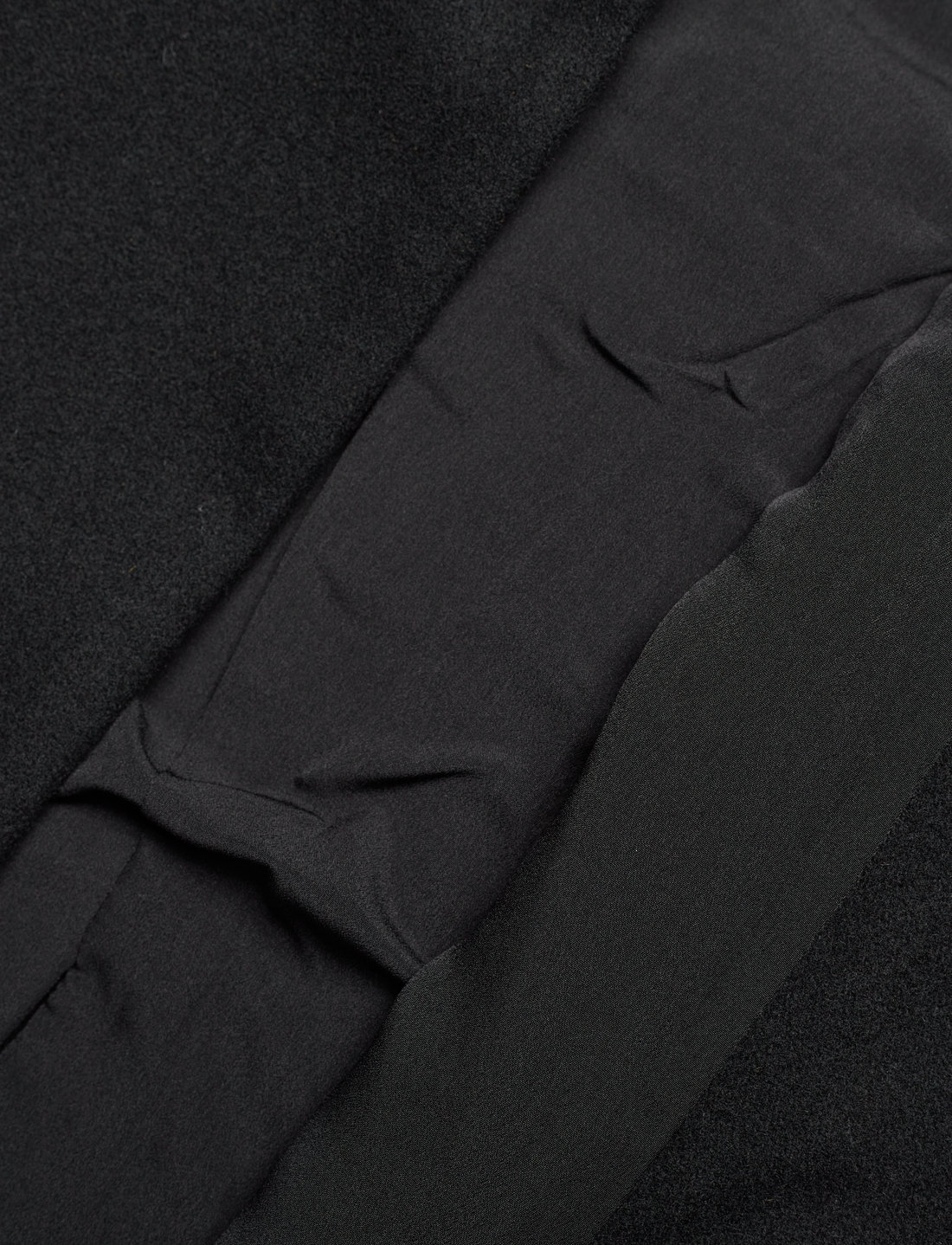 French connection platform felt crossover coat online