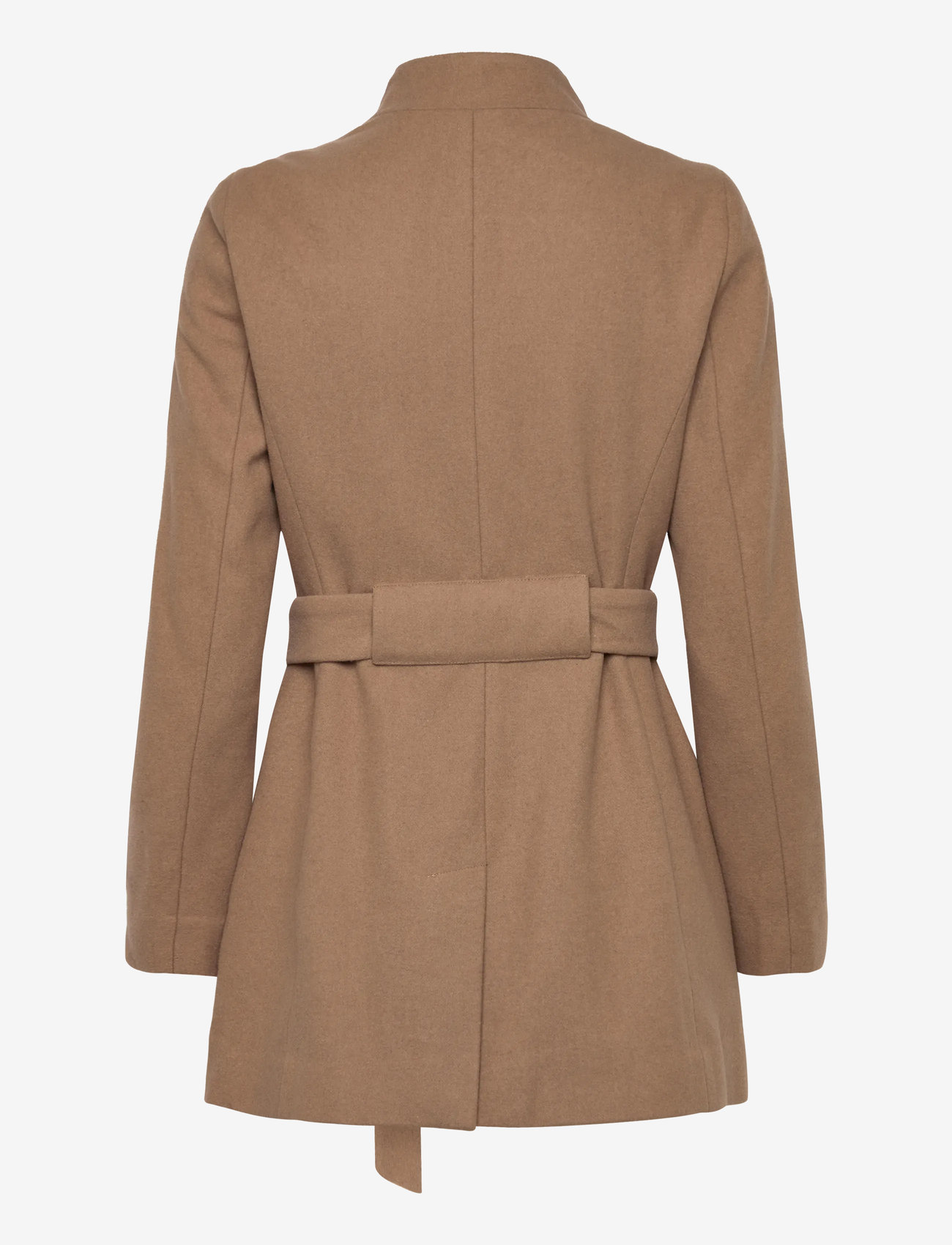 French Connection - PLATFORM FELT CROSSOVER COAT - wollmäntel - camel - 1