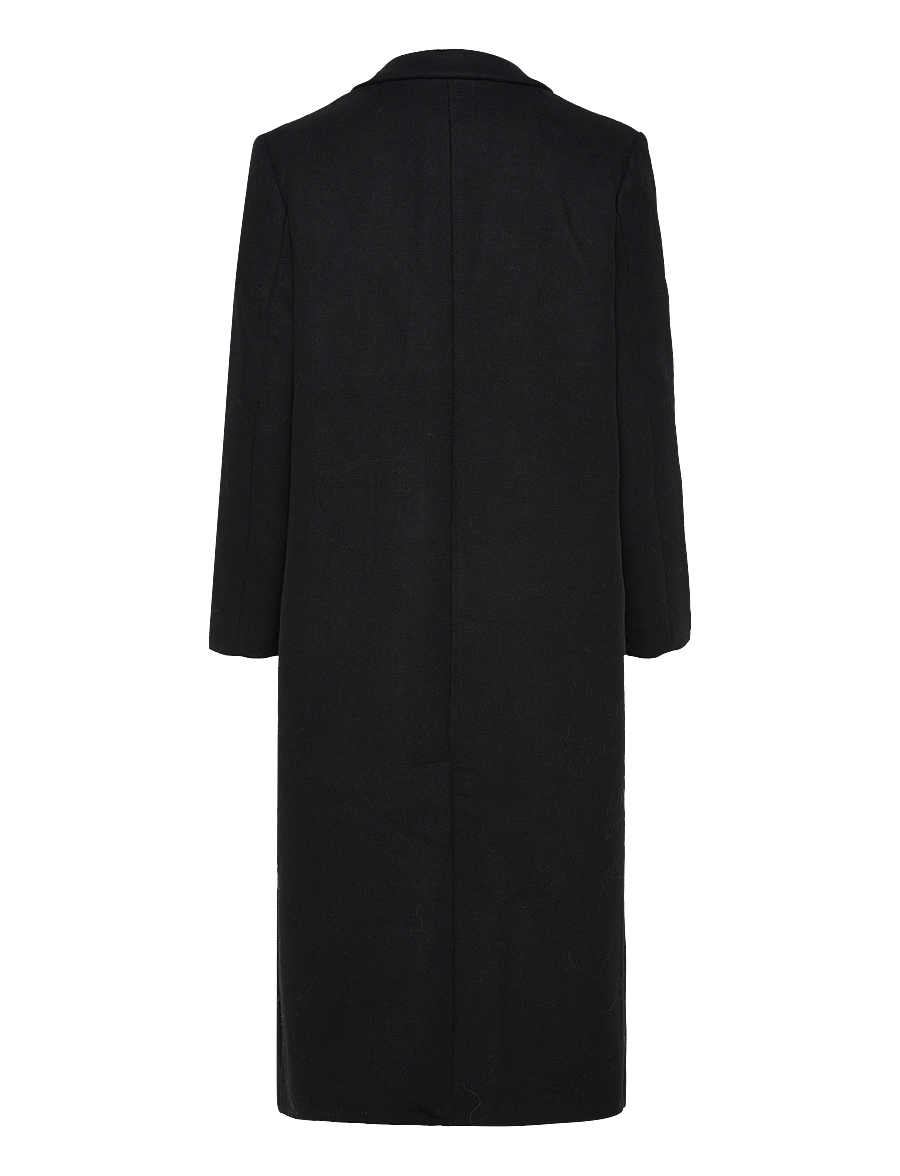 French Connection - FAWN FELT COAT - mäntel - black - 2