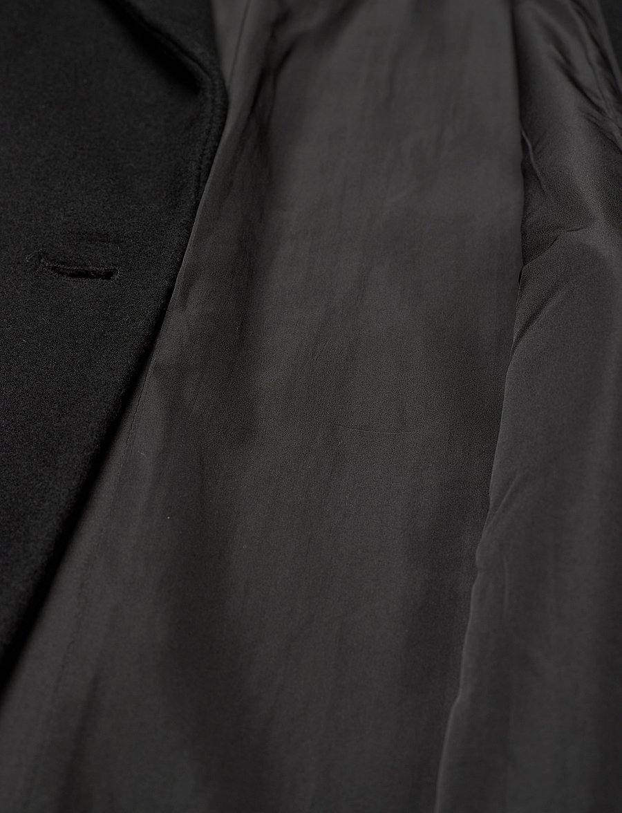 French Connection - FAWN FELT COAT - mäntel - black - 5