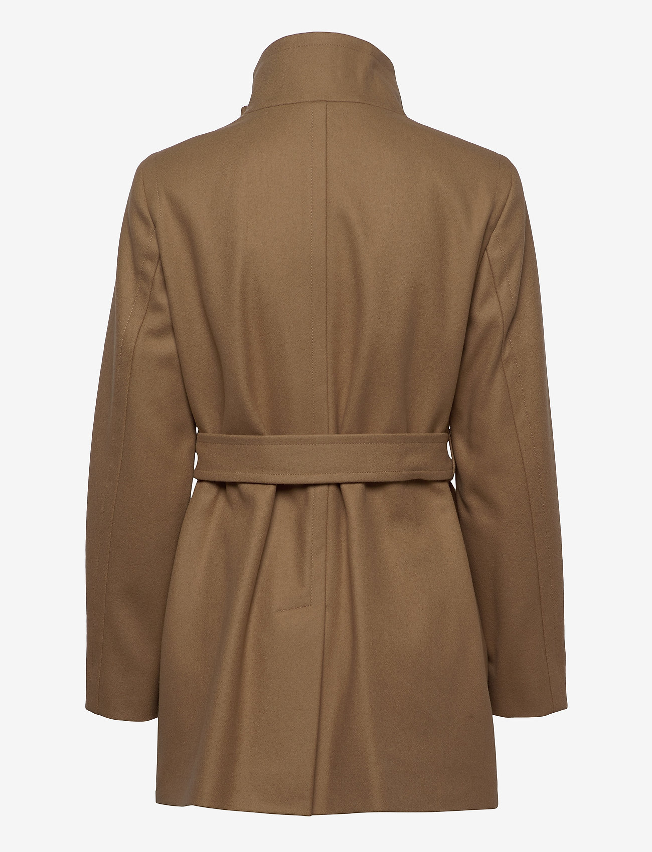 French Connection - RICIO PLATFORM WOOL WRAP COAT - camel - 2