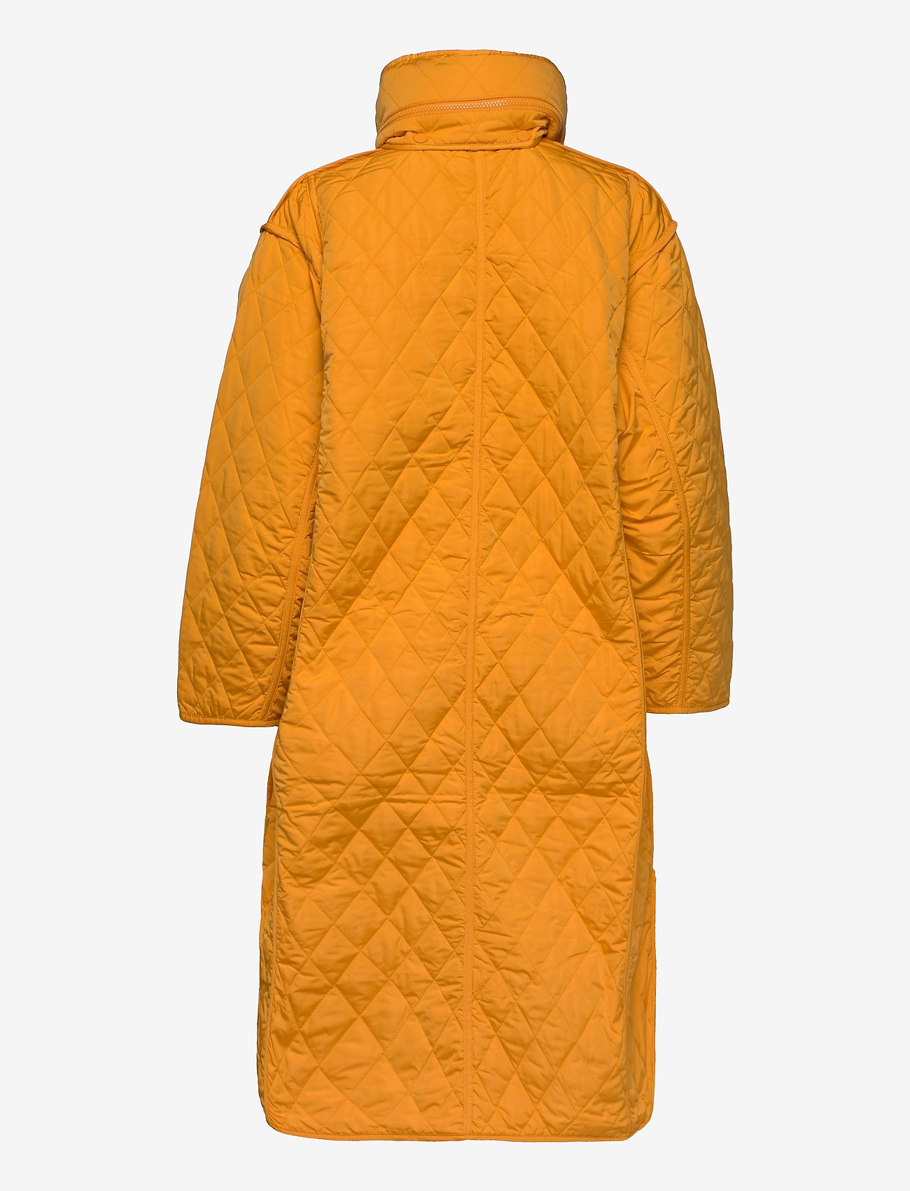 French Connection - ARIS QUILT L/S OVERSIZED COAT - winter coats - camel/ satsuma - 1