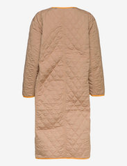 French Connection - ARIS QUILT L/S OVERSIZED COAT - winter coats - camel/ satsuma - 3