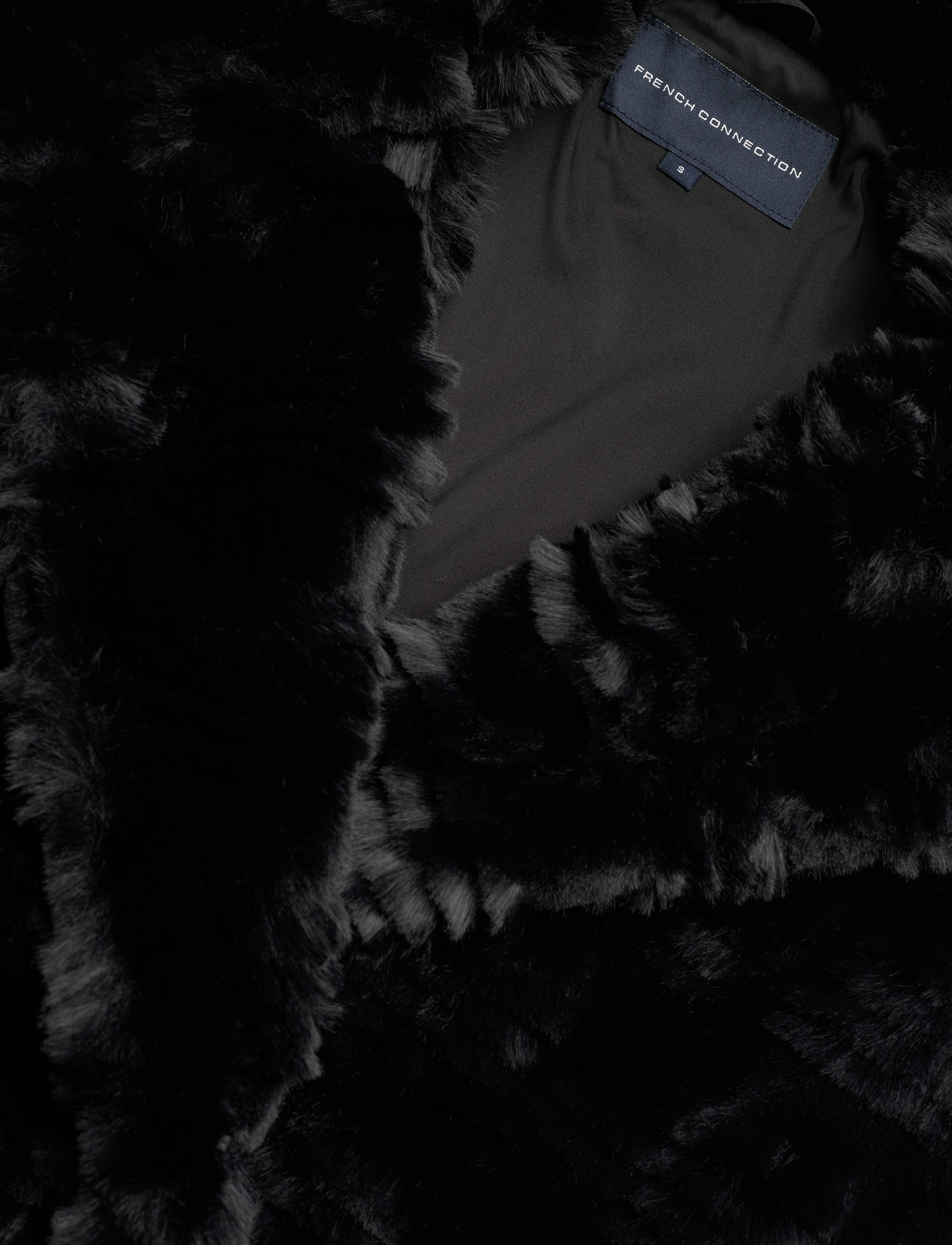 French Connection - DARYN FAUX FUR COAT - blackout - 5
