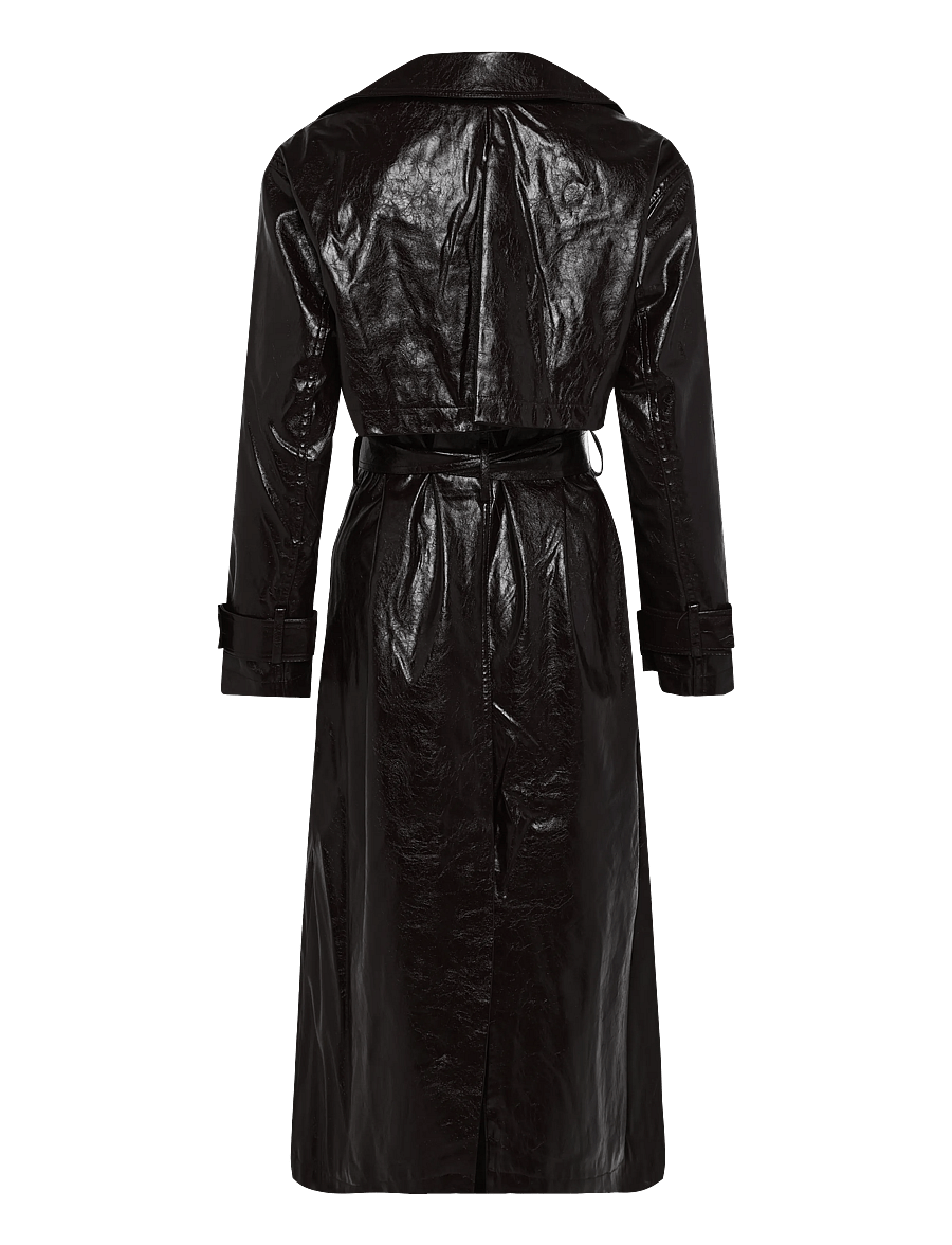 French Connection - ATHENE CRIUNKLE PU TRENCH - vihmamantlid - dark cherry liqueur - 2