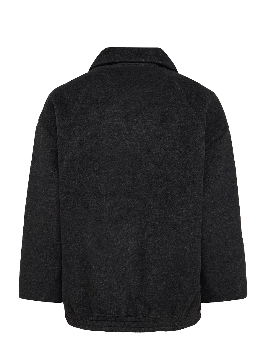 French Connection - LILIA WOOL BLEND BOMBER STYLE COAT - bomberjackor - charcoal - 1
