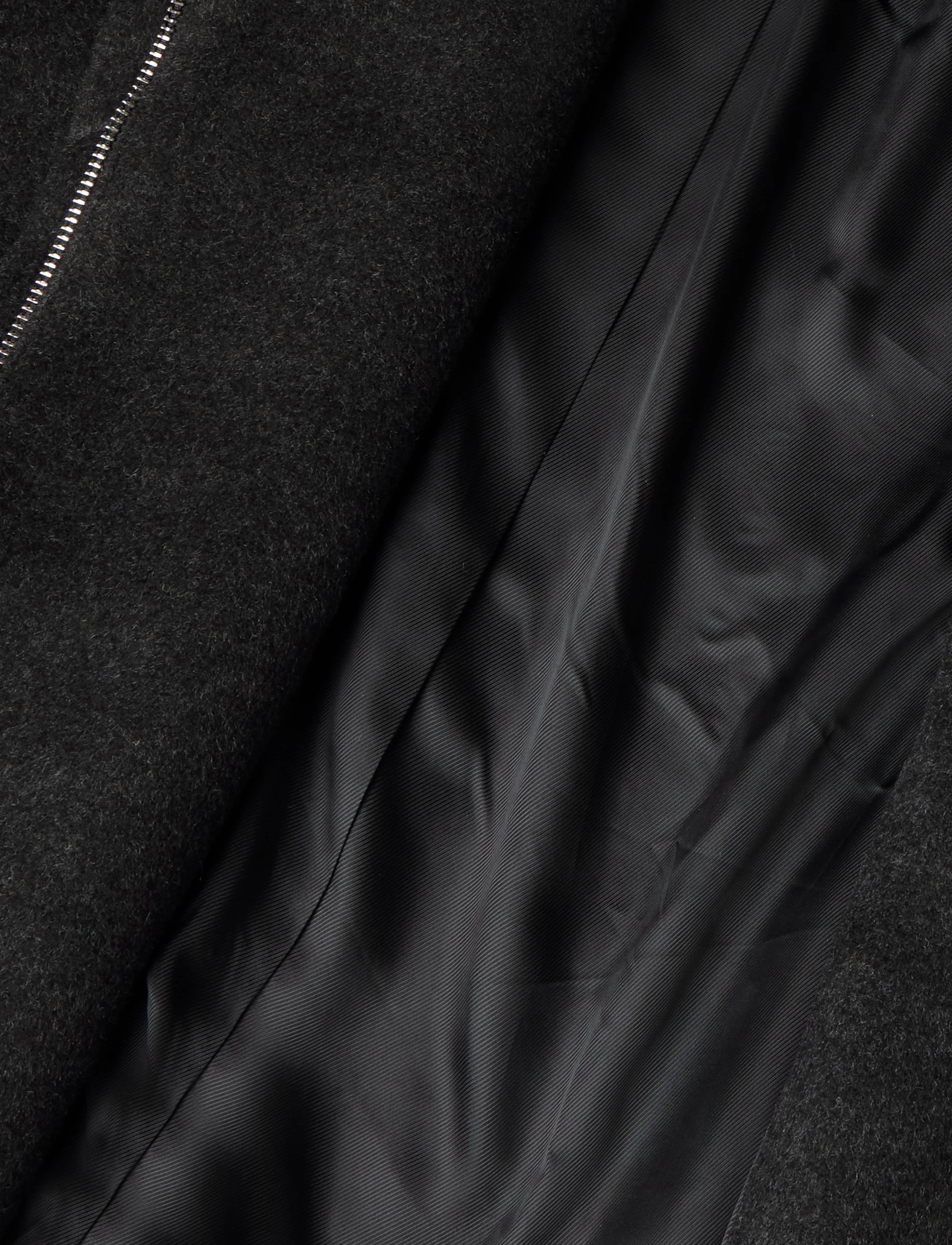 French Connection - LILIA WOOL BLEND BOMBER STYLE COAT - bomberjackor - charcoal - 4