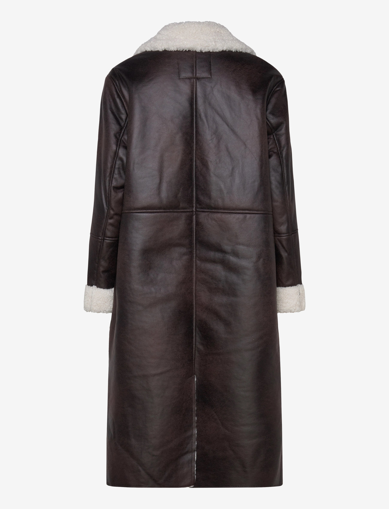 French Connection - ARIZONA FAUX SHEARLING COAT - chocolate - 2