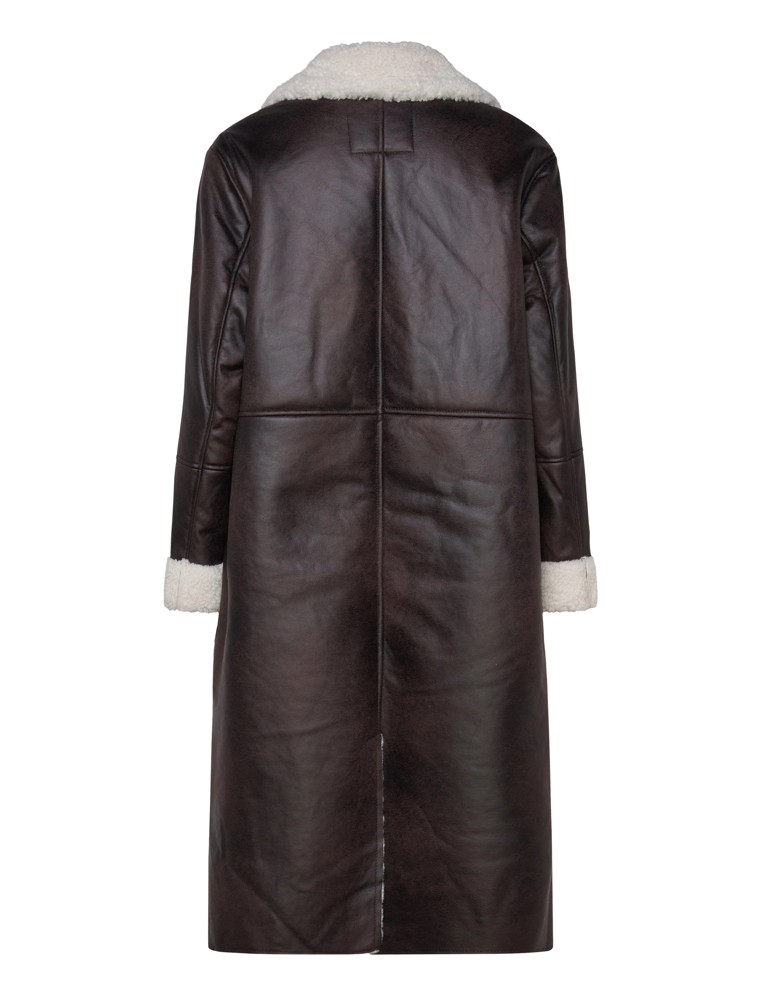 French Connection - ARIZONA FAUX SHEARLING COAT - chocolate - 2