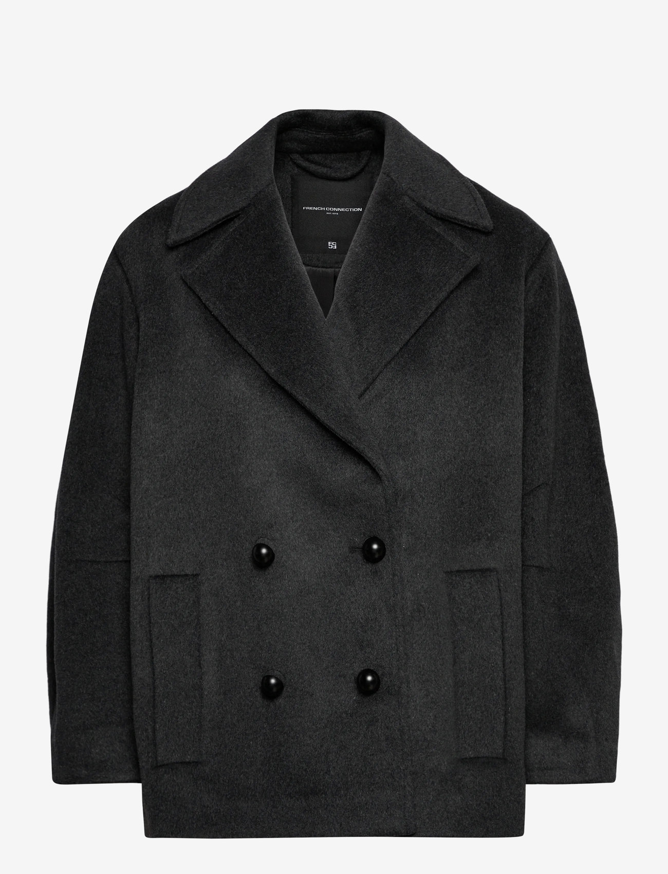 French Connection - ADELE WOOL PEA COAT - Üleriided - charcoal grey - 1