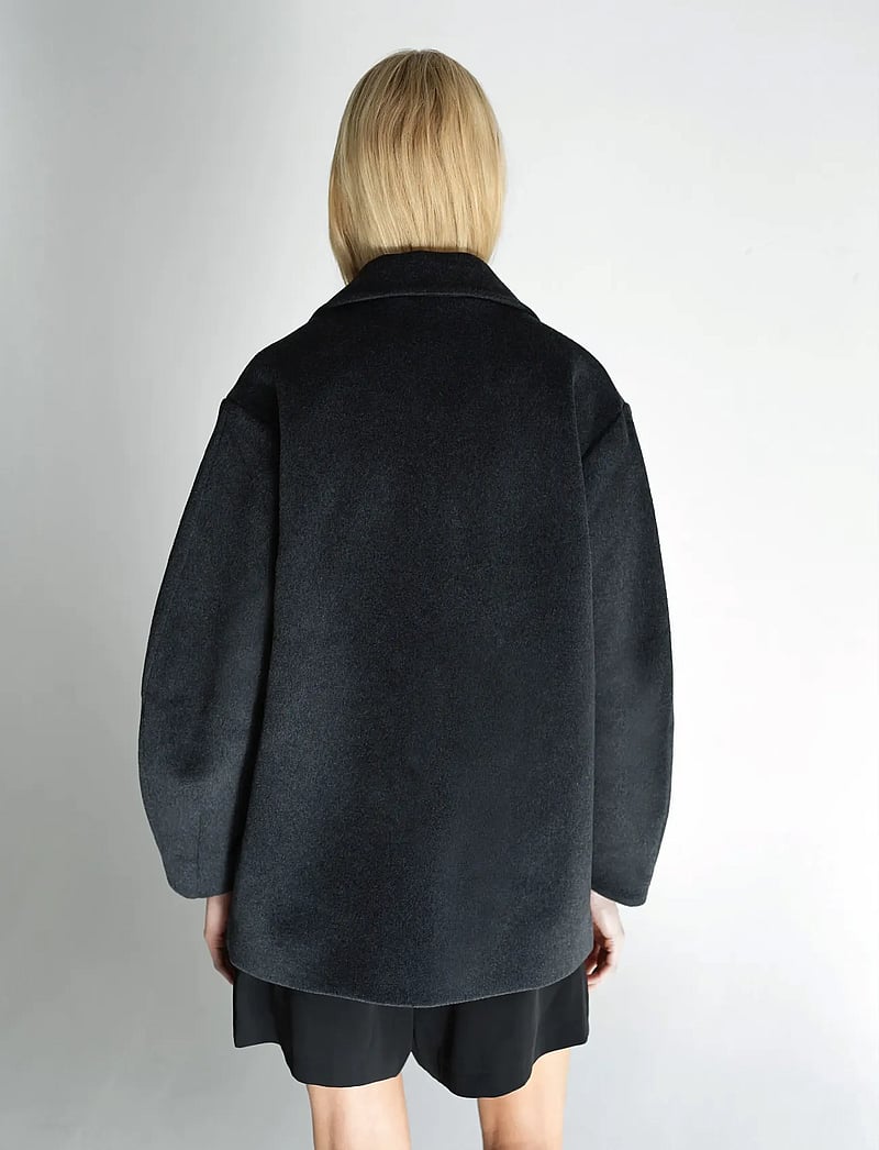 French Connection - ADELE WOOL PEA COAT - winterjacken - charcoal grey - 4